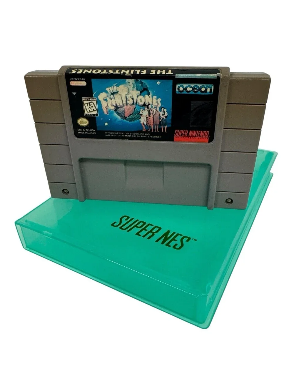 The Flintstones (Super Nintendo SNES) Game Cartridge Authentic TESTED